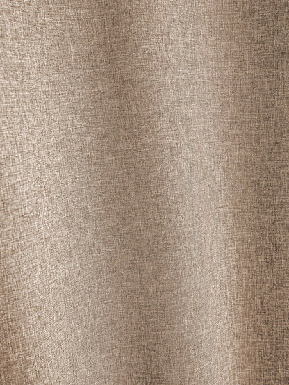 Tela de la camiseta tipo polo gris topo, textura tejida de grano fino
