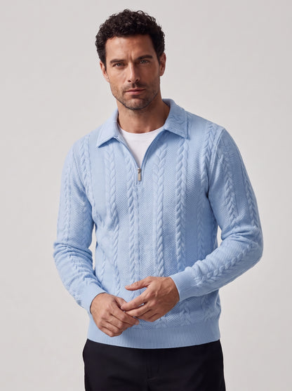 MARCO | JERSEY CUELLO POLO TRENZADO