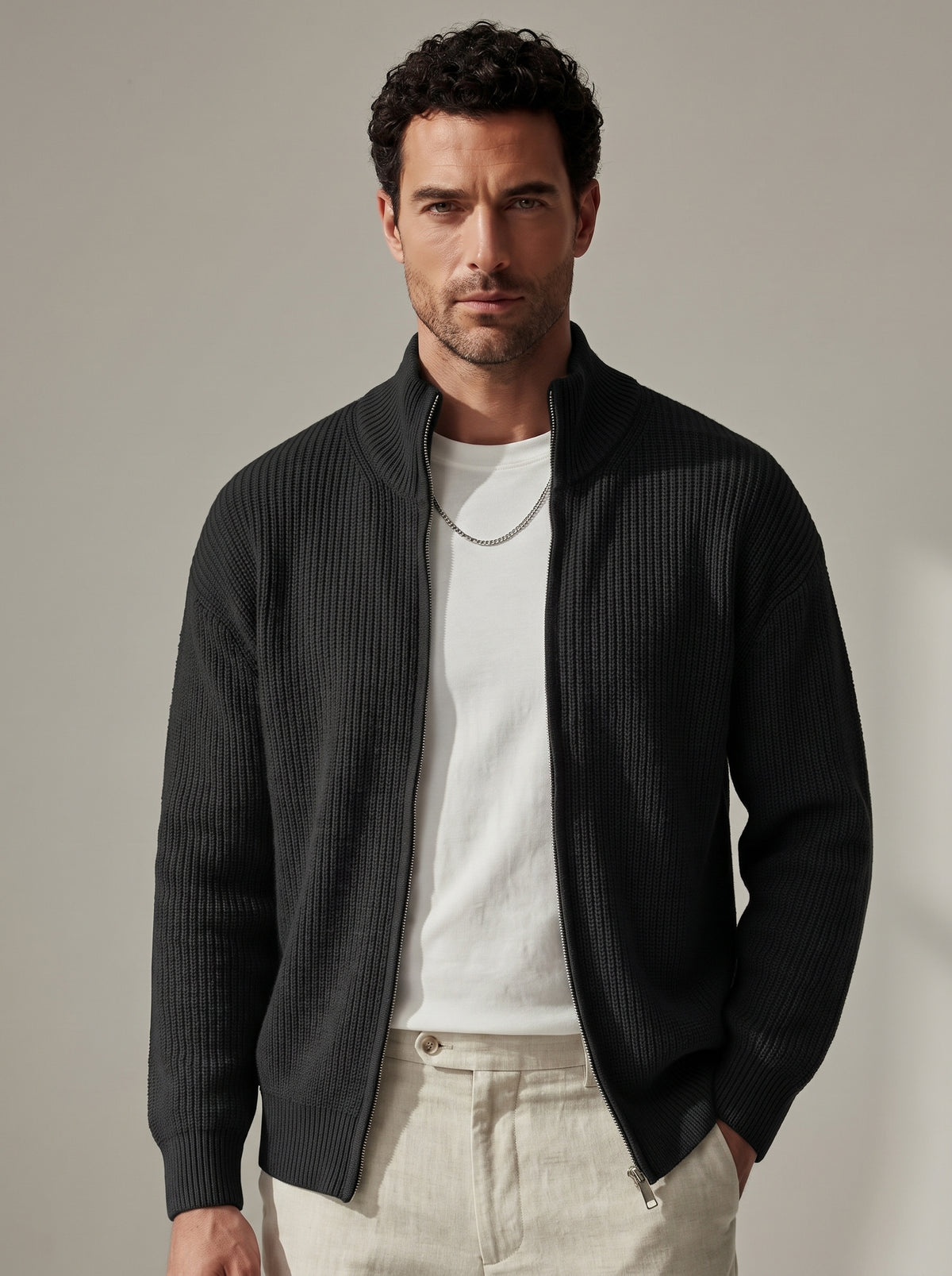 BRAD | CHAQUETA PUNTO CREMALLERA