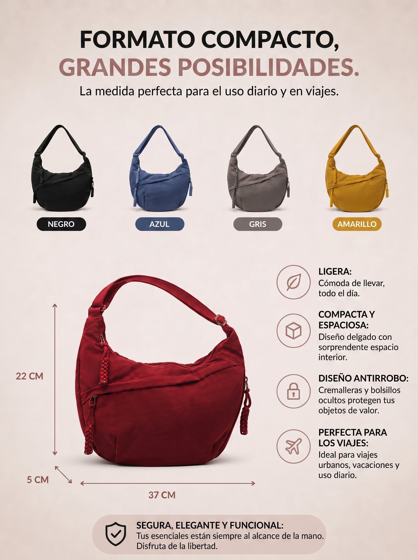 JOY | BOLSO BANDOLERA UNISEX