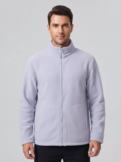 Chaqueta 3 en 1 con capucha ajustable, cremallera y bolsillos, violeta claro