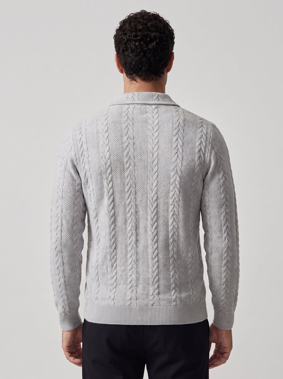 MARCO | JERSEY CUELLO POLO TRENZADO