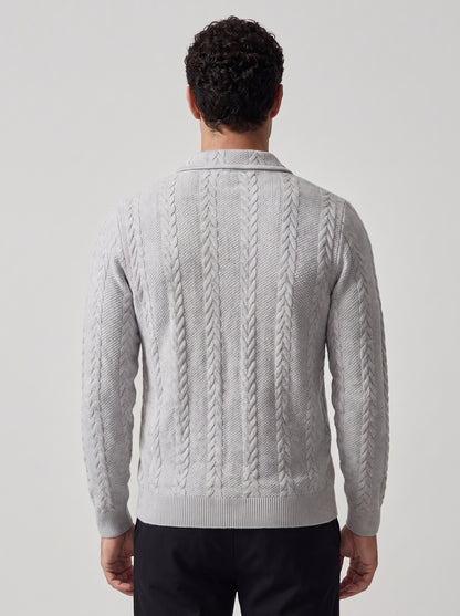 MARCO | JERSEY CUELLO POLO TRENZADO