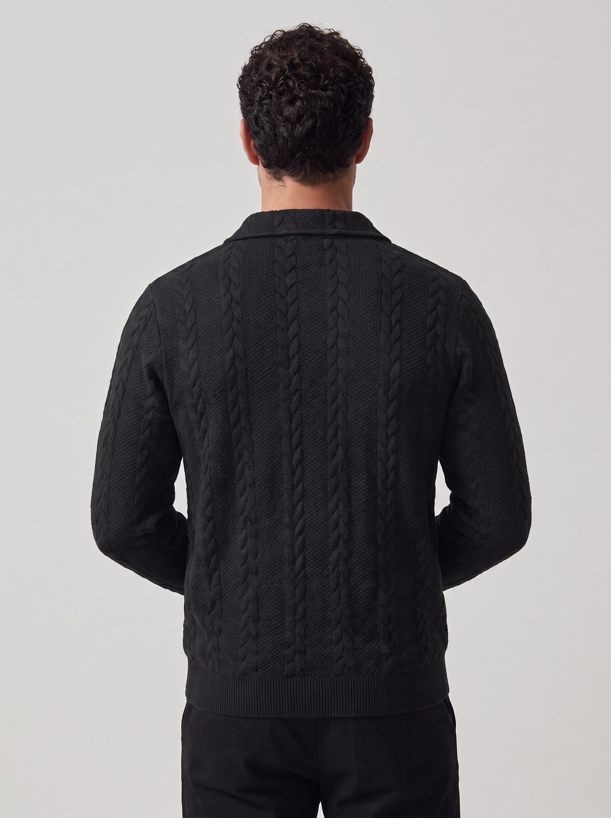MARCO | JERSEY CUELLO POLO TRENZADO