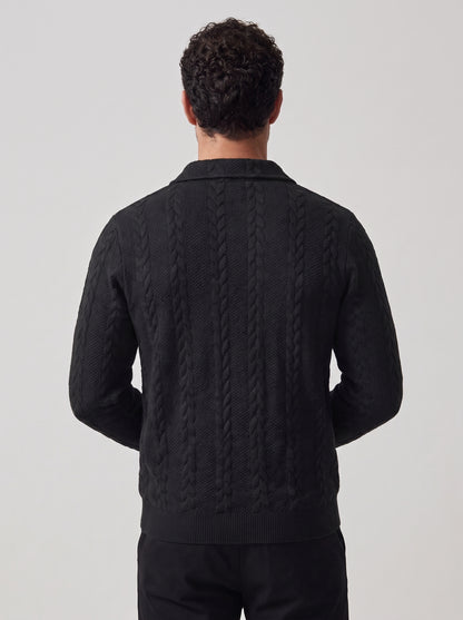 MARCO | JERSEY CUELLO POLO TRENZADO