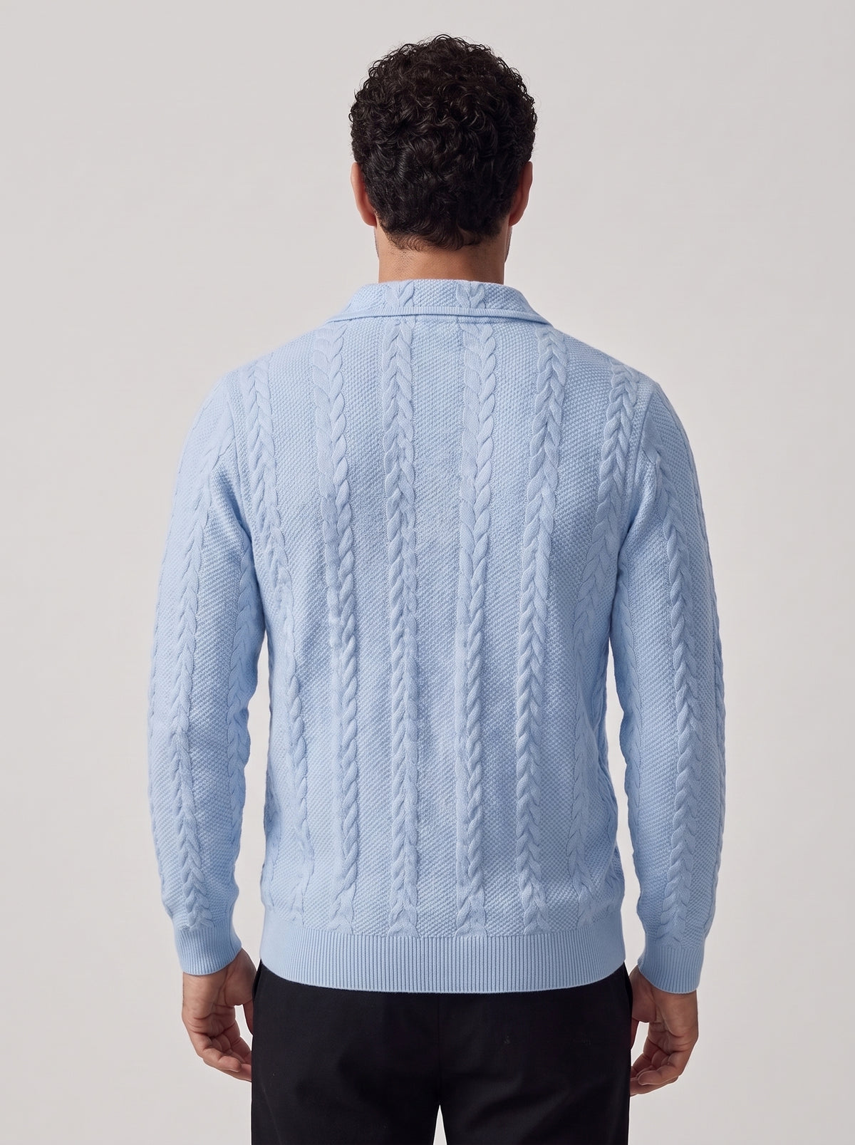MARCO | JERSEY CUELLO POLO TRENZADO