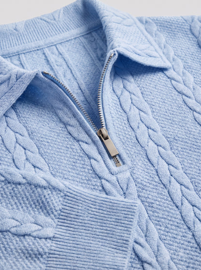 MARCO | JERSEY CUELLO POLO TRENZADO