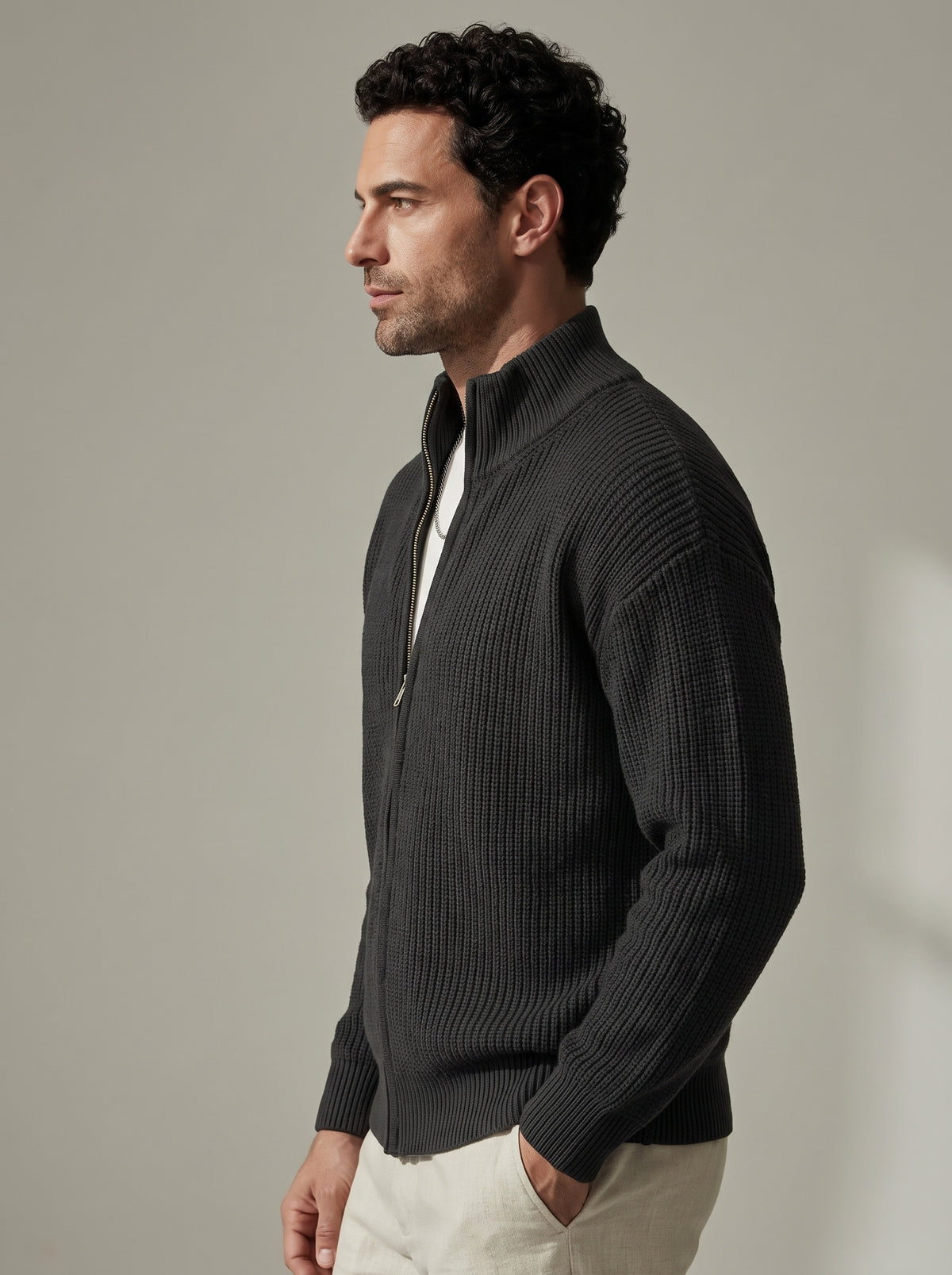 BRAD | CHAQUETA PUNTO CREMALLERA