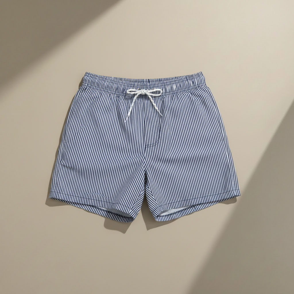 Bañador flat lay