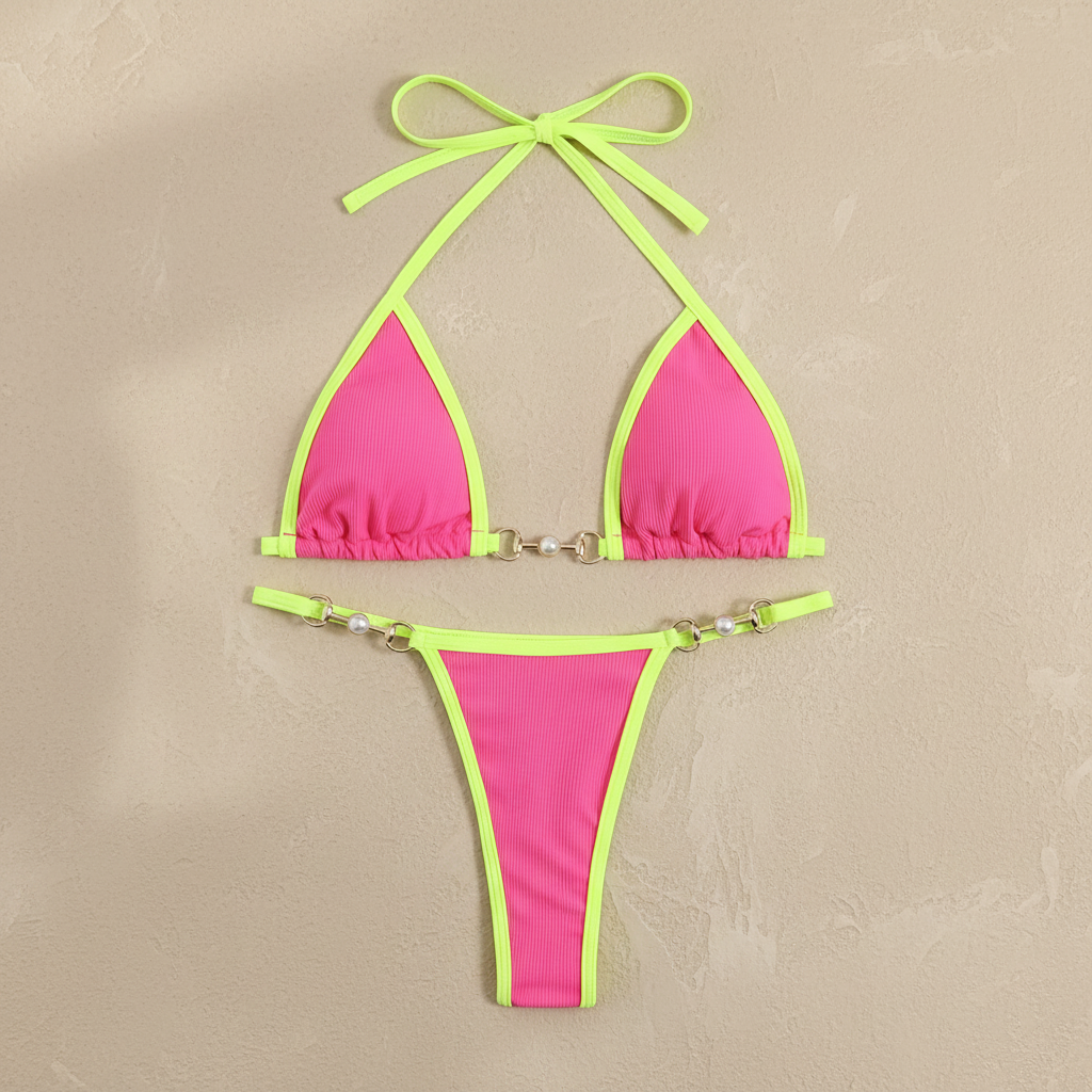 Bikini fucsia + lima