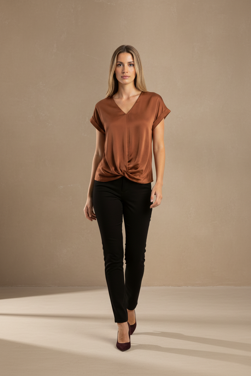 Blusa terracota