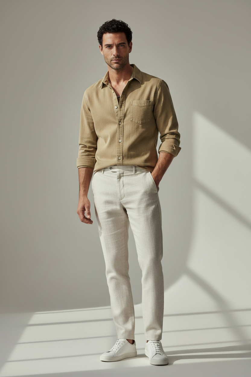 Camisa beige