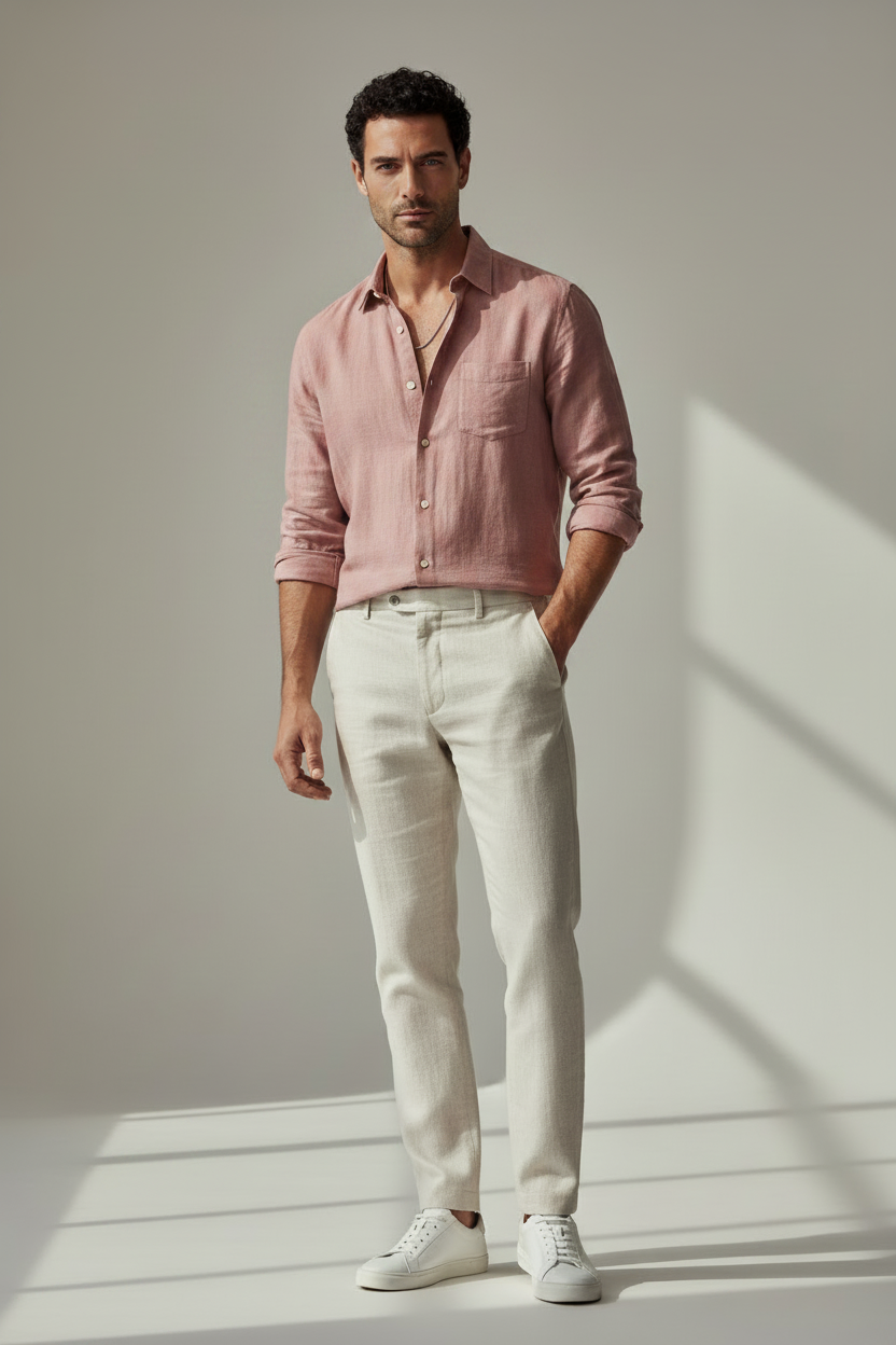 Camisa rosa