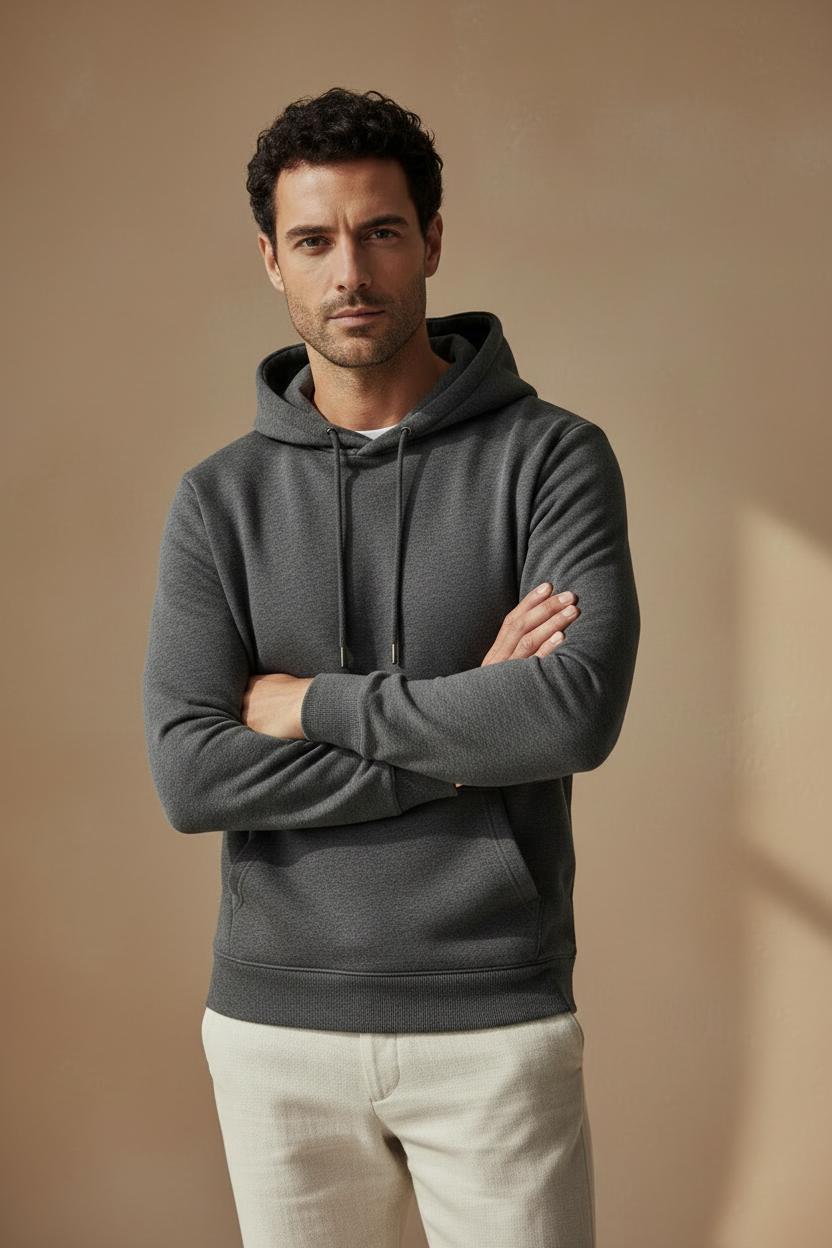 Hoodie Gris Oscuro