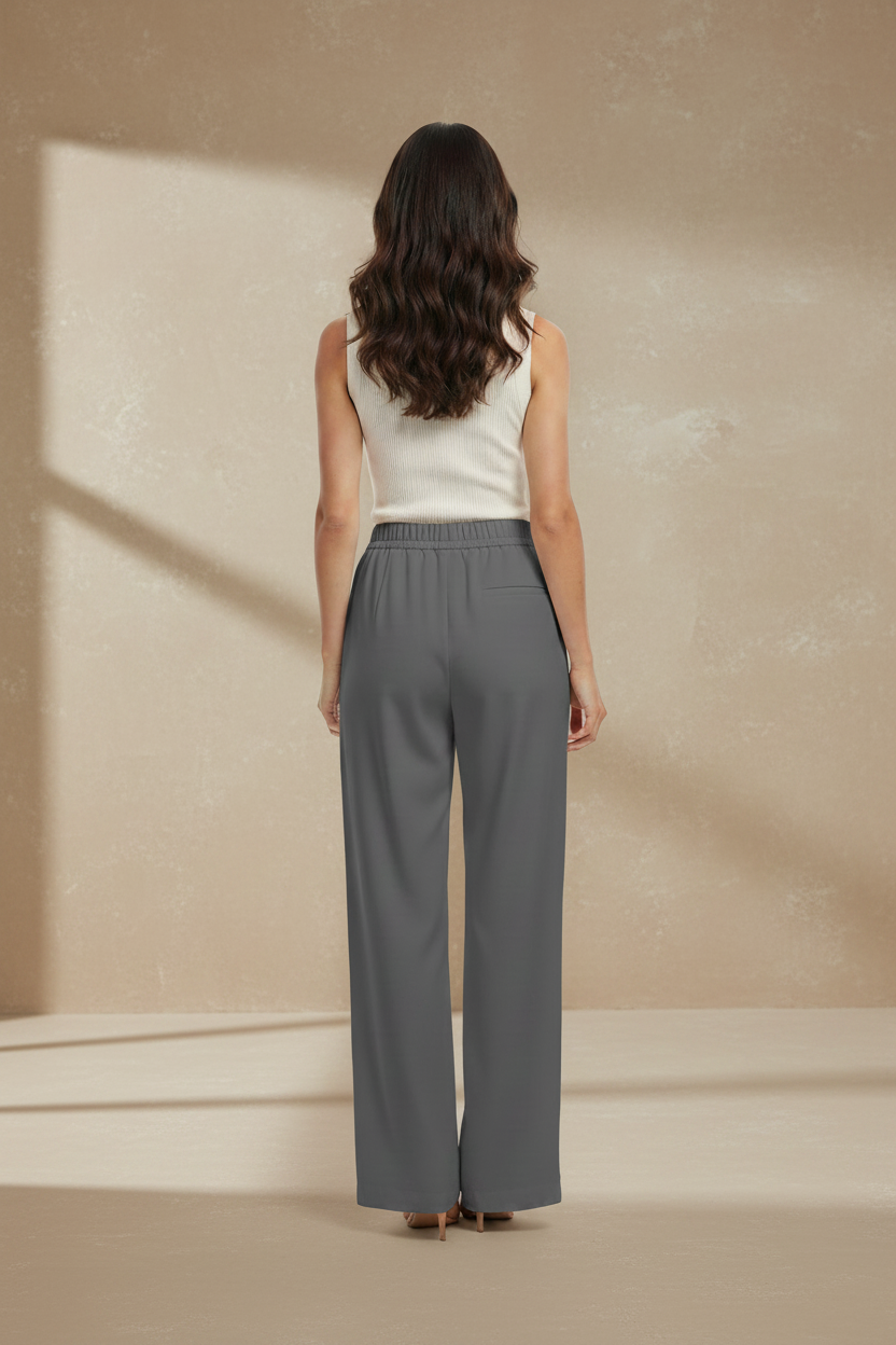 Modelo espalda gris