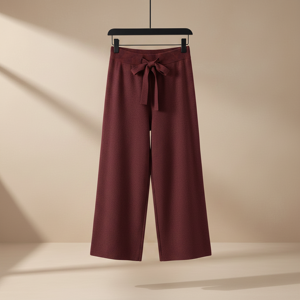 Pantalón burdeos