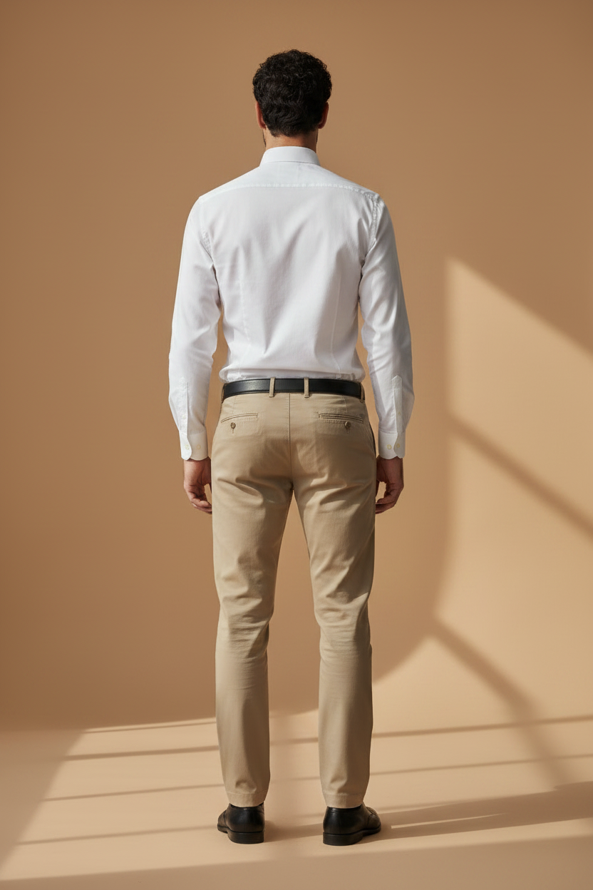 Pantalón khaki espalda