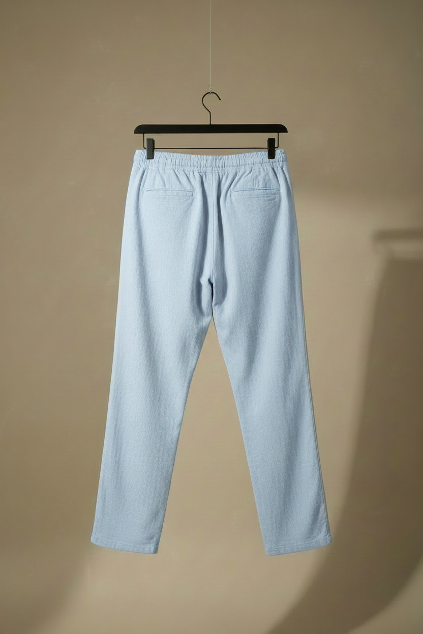 Percha espaldas azul claro