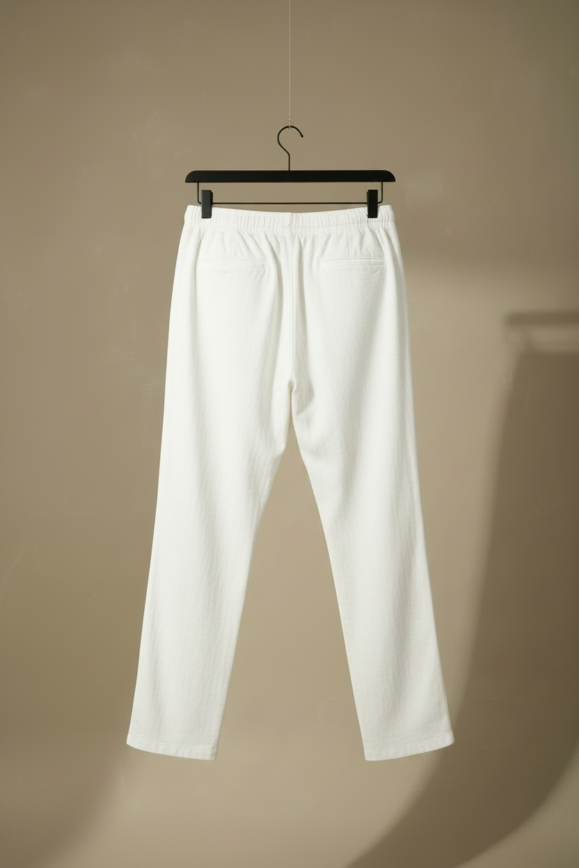 Percha espaldas blanco