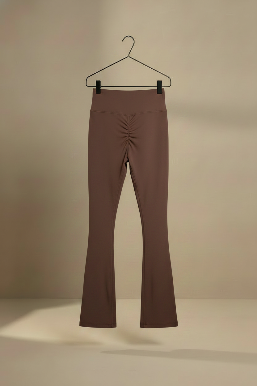 Percha trasera - marrón con ruched