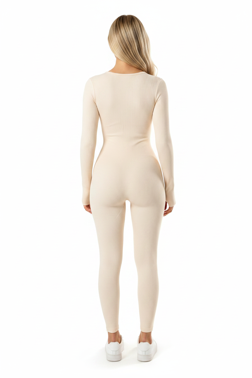 Rubia mono cream espalda