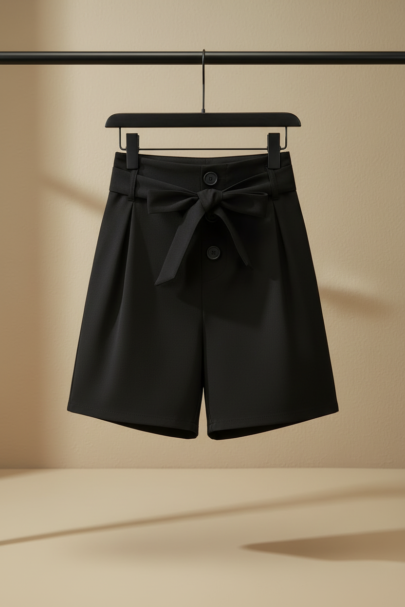 Shorts negros delantera