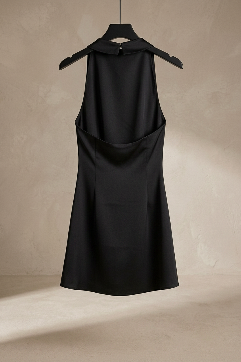 Vestido negro sin etiqueta